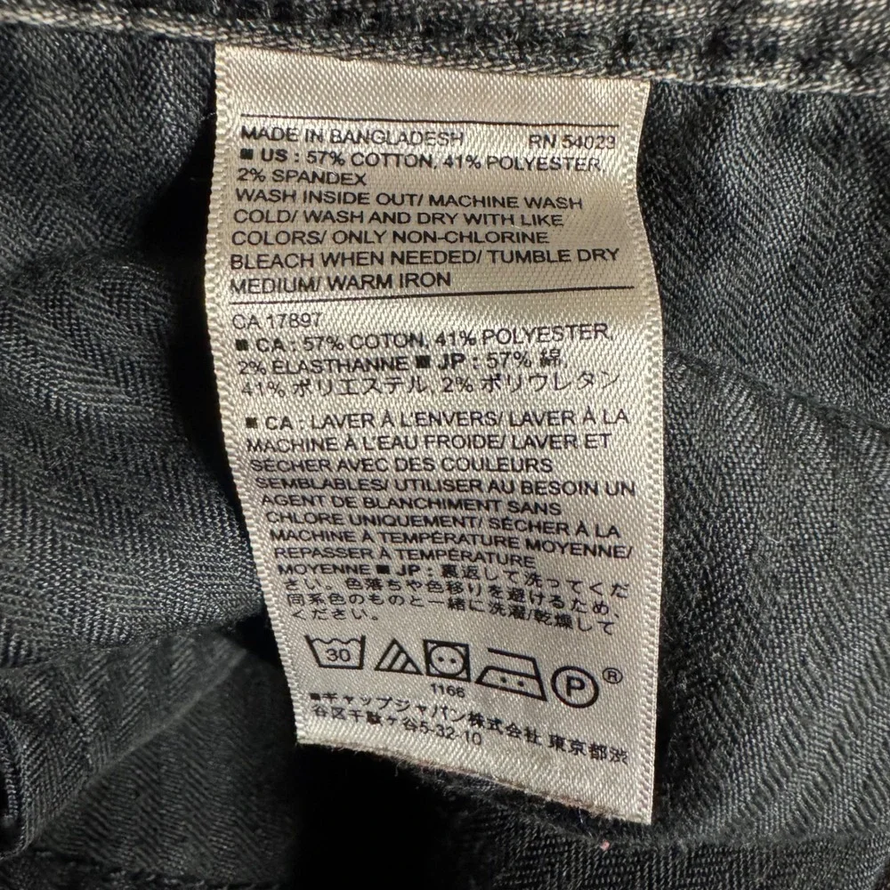 Banana Republic Athletic Fit Men's Charcoal Gray corduroy pants Size 35x32 (tag)